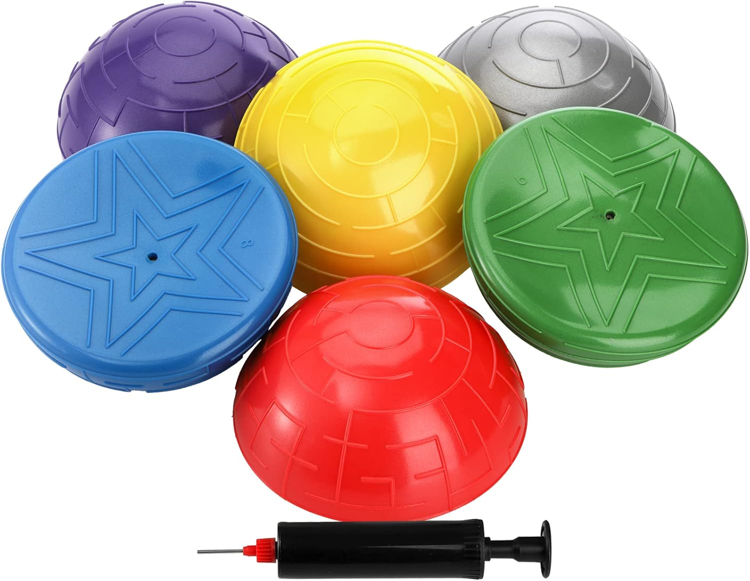 Fasmov Paquete de 6 cápsulas de equilibrio, puntos de entrenamiento de equilibrio para retoques de sentadillas, equilibrio corporal central,