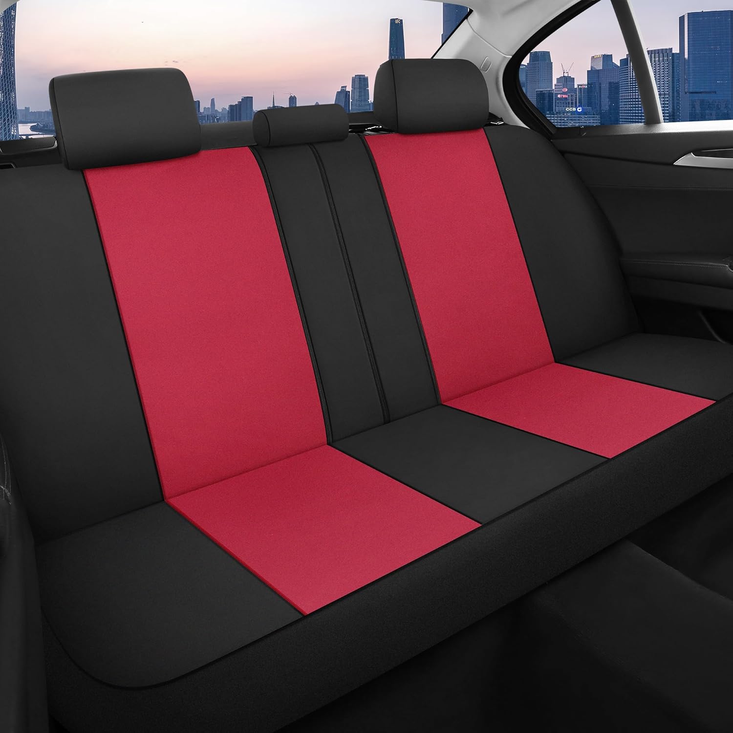 CAROMOP Funda impermeable para asiento de automóvil, fundas de asiento de neopreno para automóviles, fundas interiores de automóvil compatibles con