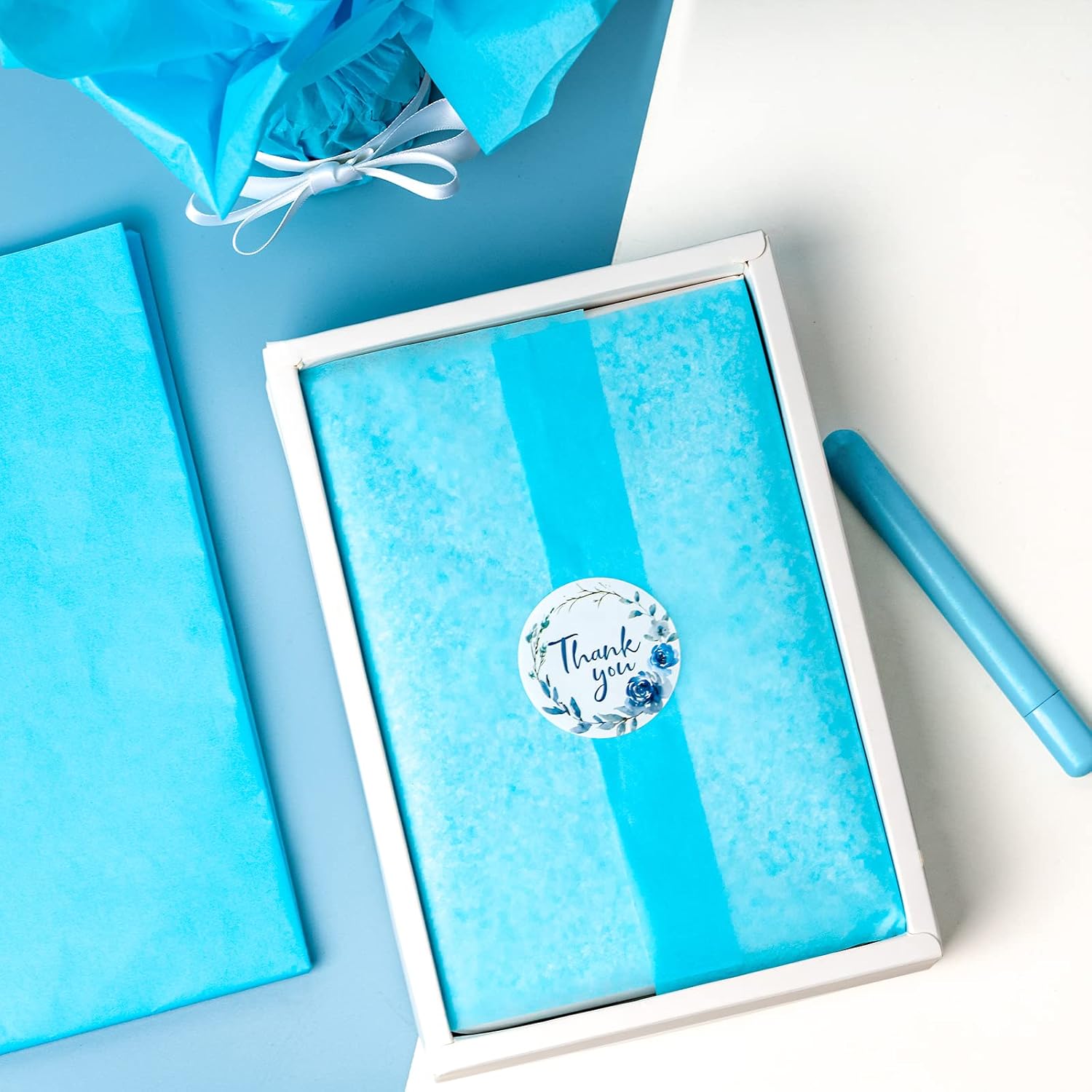 RUSPEPA Papel de seda para envolver regalos, papel de seda para envoltura de regalo, manualidades de arte, bricolaje, bolsas de paquete, cumpleaños,