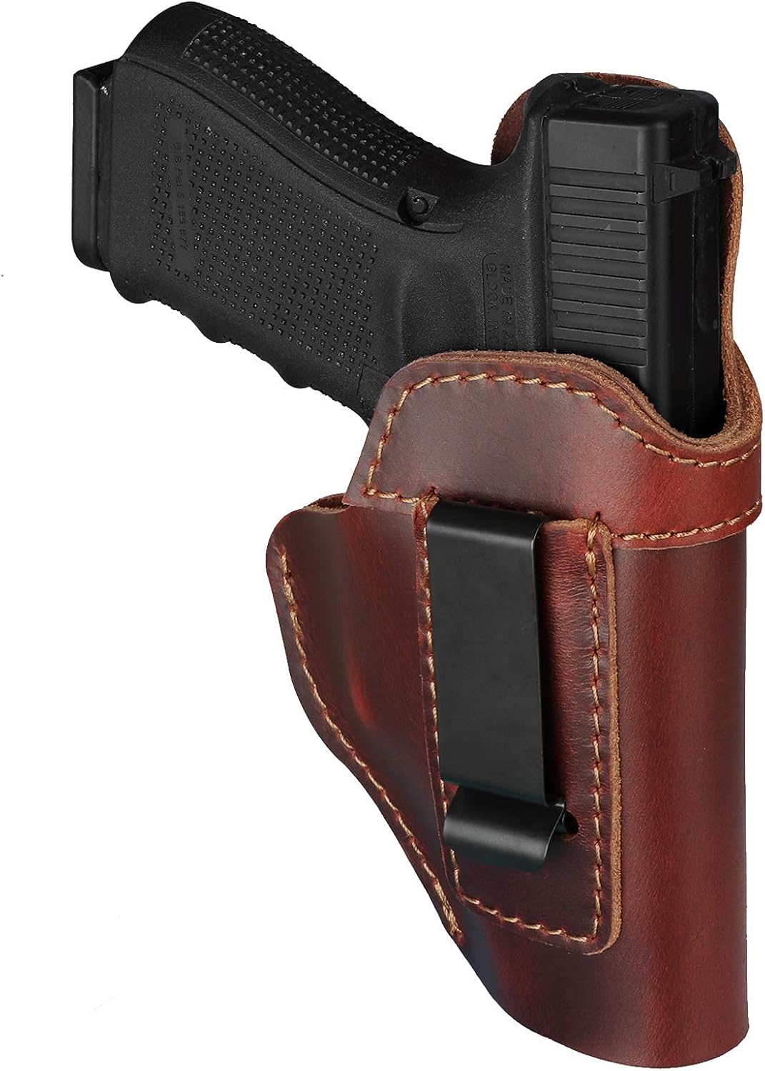 IWB – Funda de piel auténtica para Glock 194243X, Sig P365P320P220, Ruger LCPLC9SSecurity 9Max 9, Taurus G2G2CG3CGX4, Springfield HellcatXD, M&P