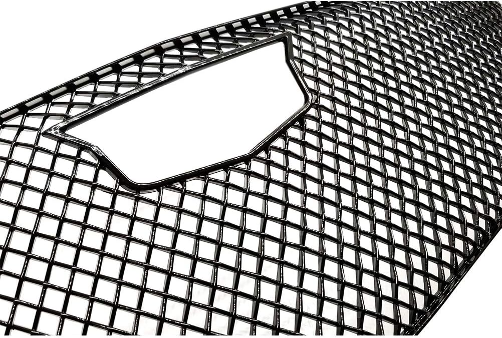 YOUNGERCAR Cubierta de rejilla para Cadillac XT5 2017-2022 Accesorios ABS pintado negro brillante malla frontal protector de parrilla