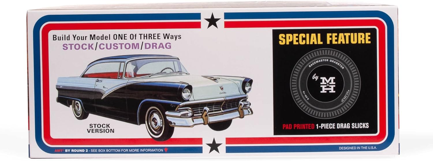 AMT 1956 Ford Victoria Hardtop 125 Kit de modelo a escala 125