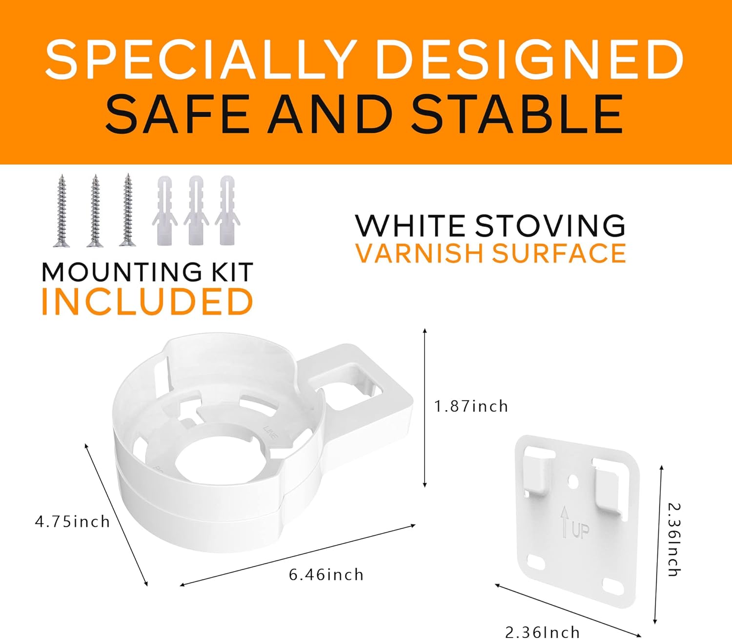 -Soporte de pared para TP-Link, Deco X90X95XE200 WiFi 6 Soporte de pared con organizador de cables, sistema WiFi de malla para el hogar, soporte de