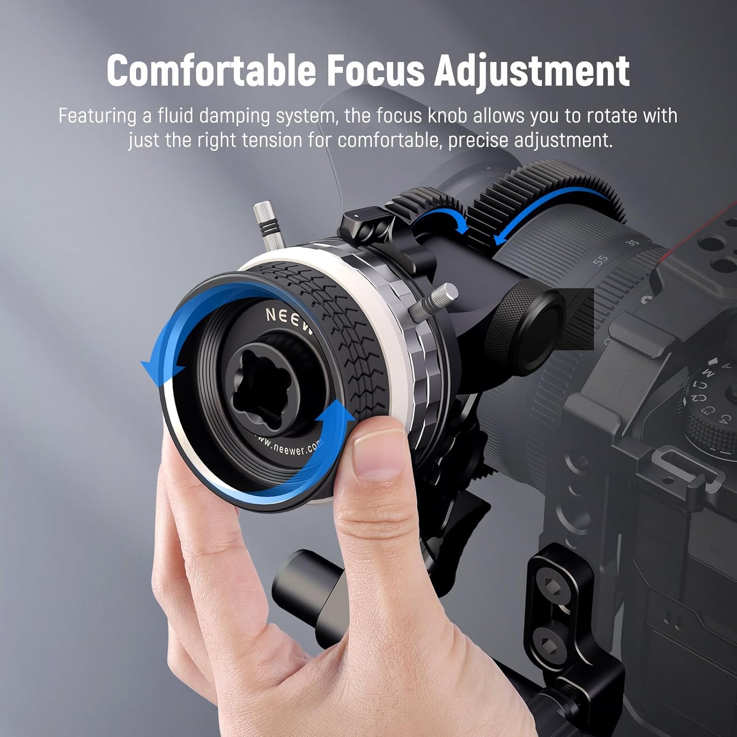 NEEWER Engranaje M0.8-38T para seguimiento de enfoque, estándar 0.8 MOD y 38 dientes compatible con SmallRig Follow Focus y NEEWER Mini Follow