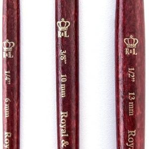 Royal & Langnickel RSET-9140 Zip N’ Close Oro Taklon Filbert Peine Set de 3 piezas Royal & Langnickel RSET-9140 Zip N’ Close Oro Taklon Filbert Peine Set de 3 piezas