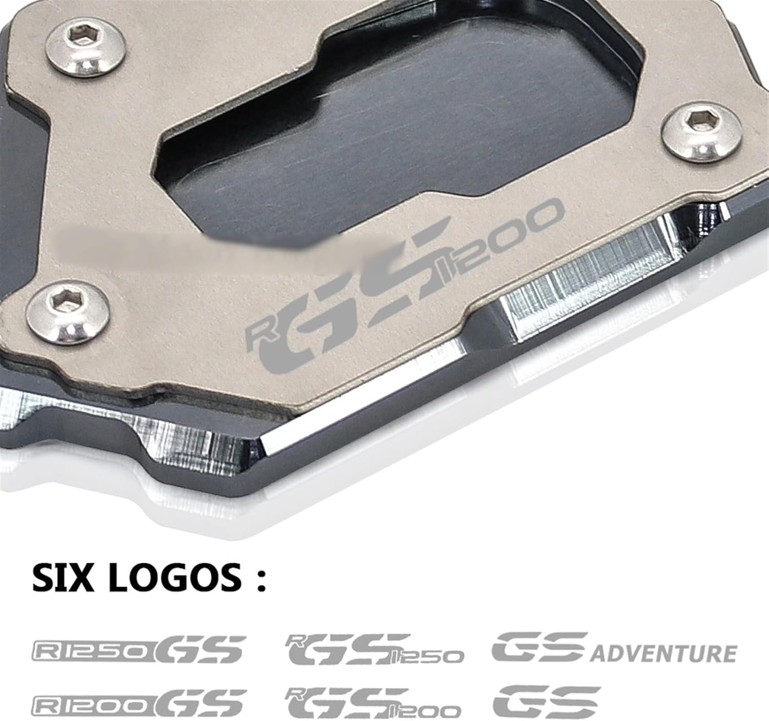 Soporte lateral de motocicleta para BMW R 1200 GS LC R1200GS ADV R1250GS Adventure R 1250 GS CNC Soporte lateral de motocicleta ampliar extensión