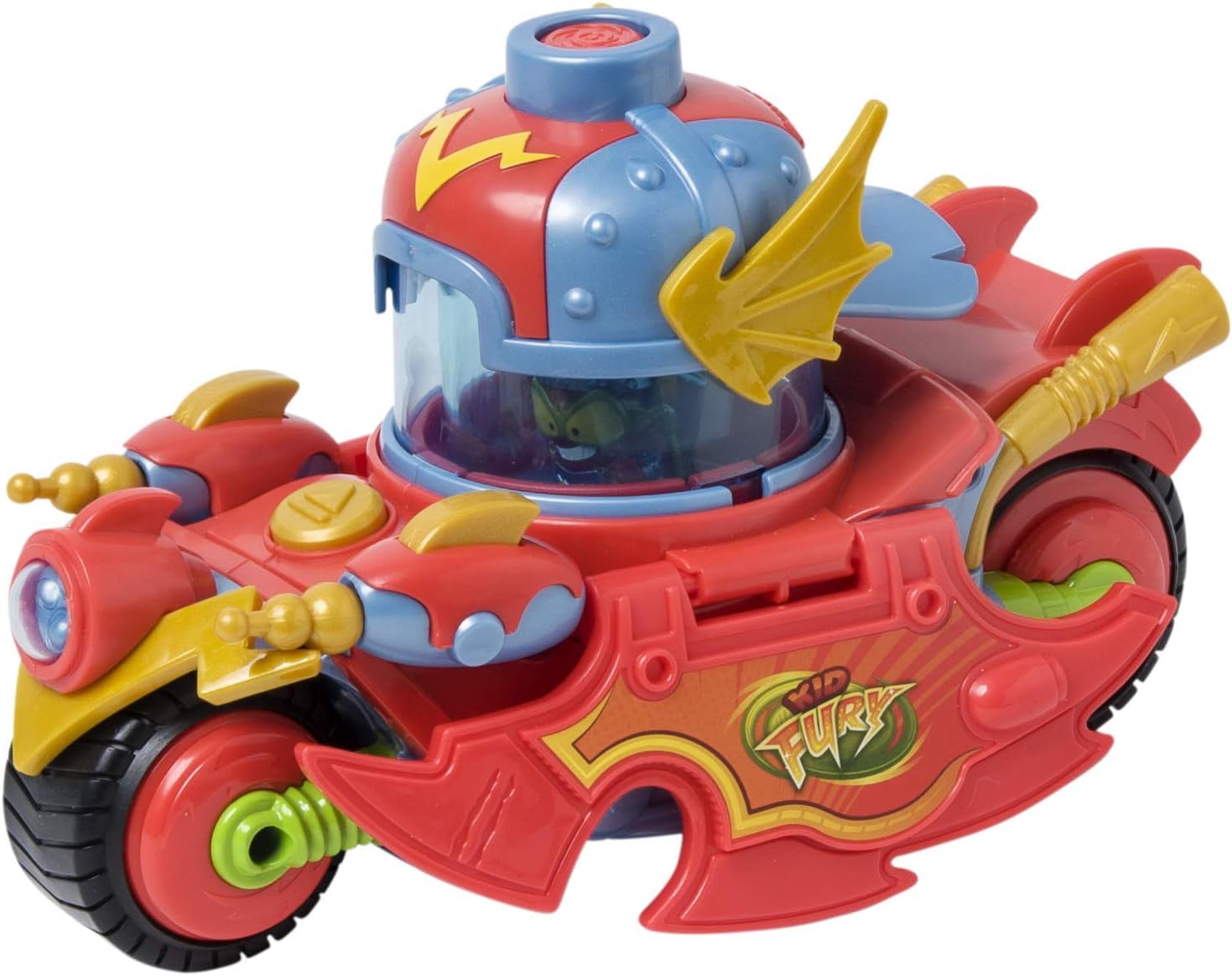 SuperThings Kid Fury Vehículo – Contiene 1 vehículo con 1 lanzador y parte superior y 1 figura exclusiva