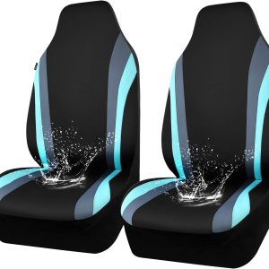 CAR PASS AquaShield – Fundas de asiento de automóvil impermeables de neopreno solo para asientos delanteros, fundas de asiento de cubo de respaldo CAR PASS AquaShield – Fundas de asiento de automóvil impermeables de neopreno solo para asientos delanteros, fundas de asiento de cubo de respaldo