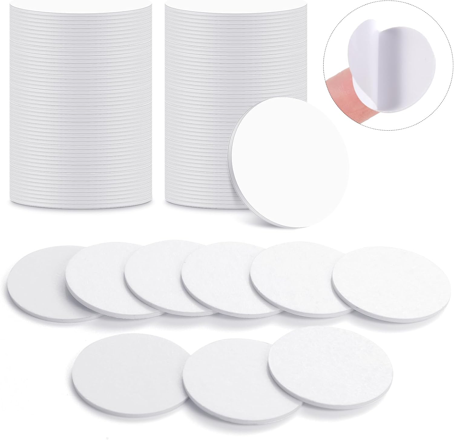 40 etiquetas NFC, 215 calcomanías NFC con chip redondo NFC 215, tarjetas de monedas NFC regrabables con parte trasera adhesiva, compatibles con