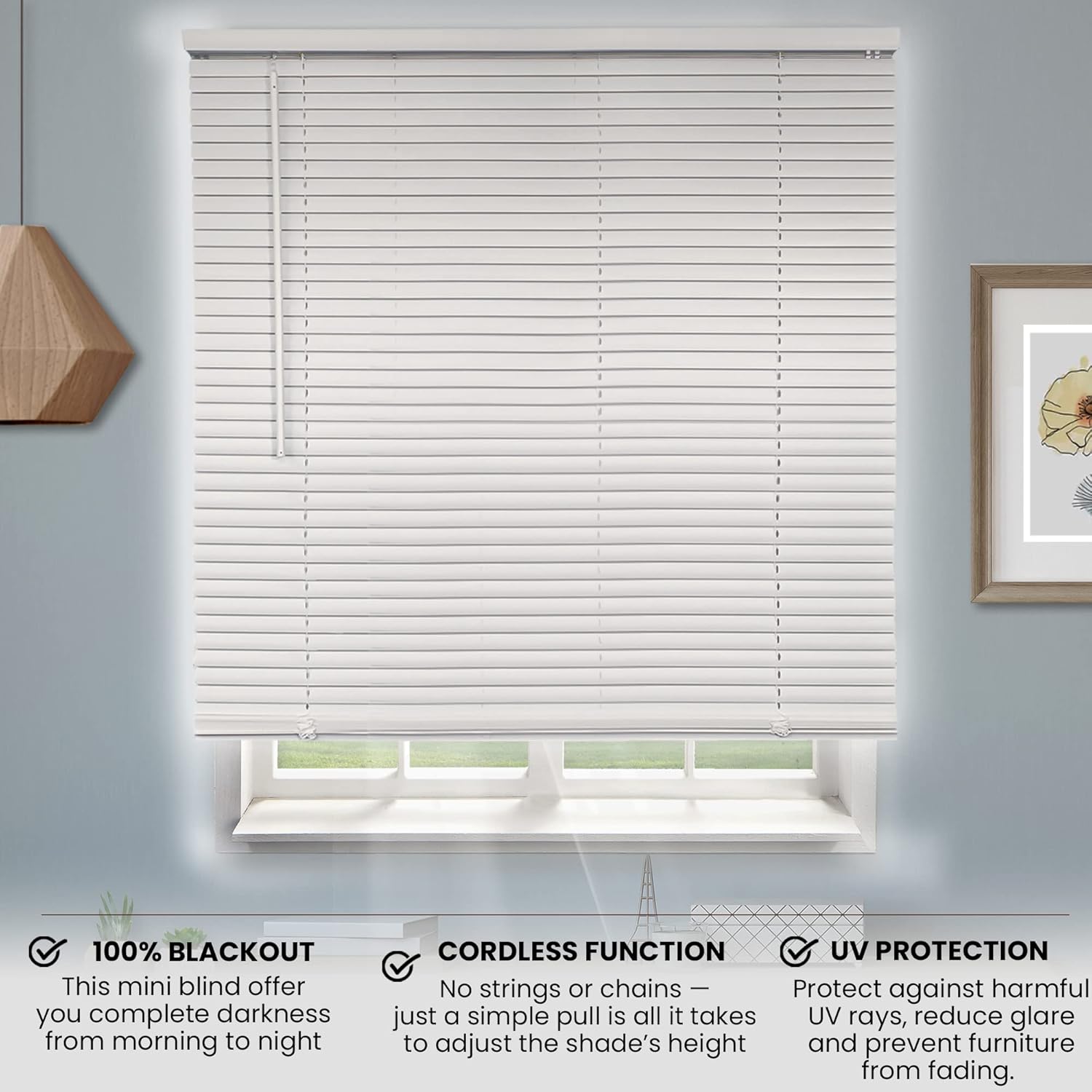 CHICOLOGY Persianas para ventanas, mini persianas, persianas de puerta, persianas y persianas, persianas para cámper, mini persianas para ventanas,