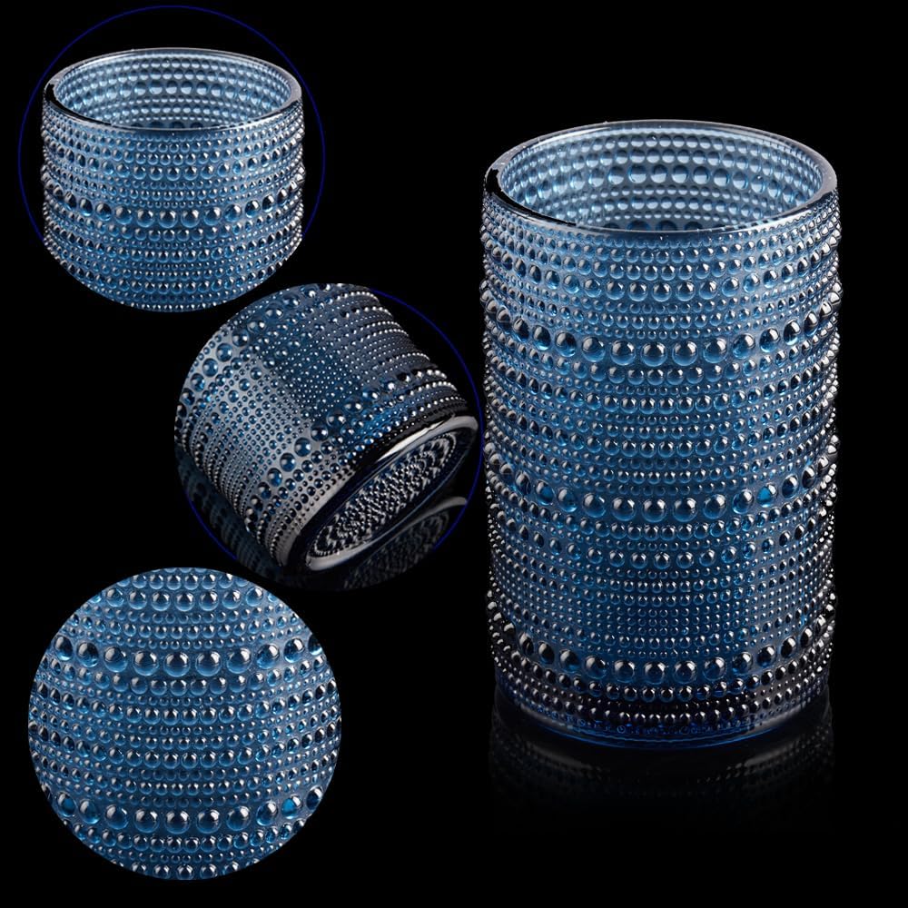 AWWAOOAWW Highball – Juego de vasos de 12 vasos de 14 onzas, juego de cristalería para cerveza, whisky, jugo, cóctel, leche, apto para lavavajillas,