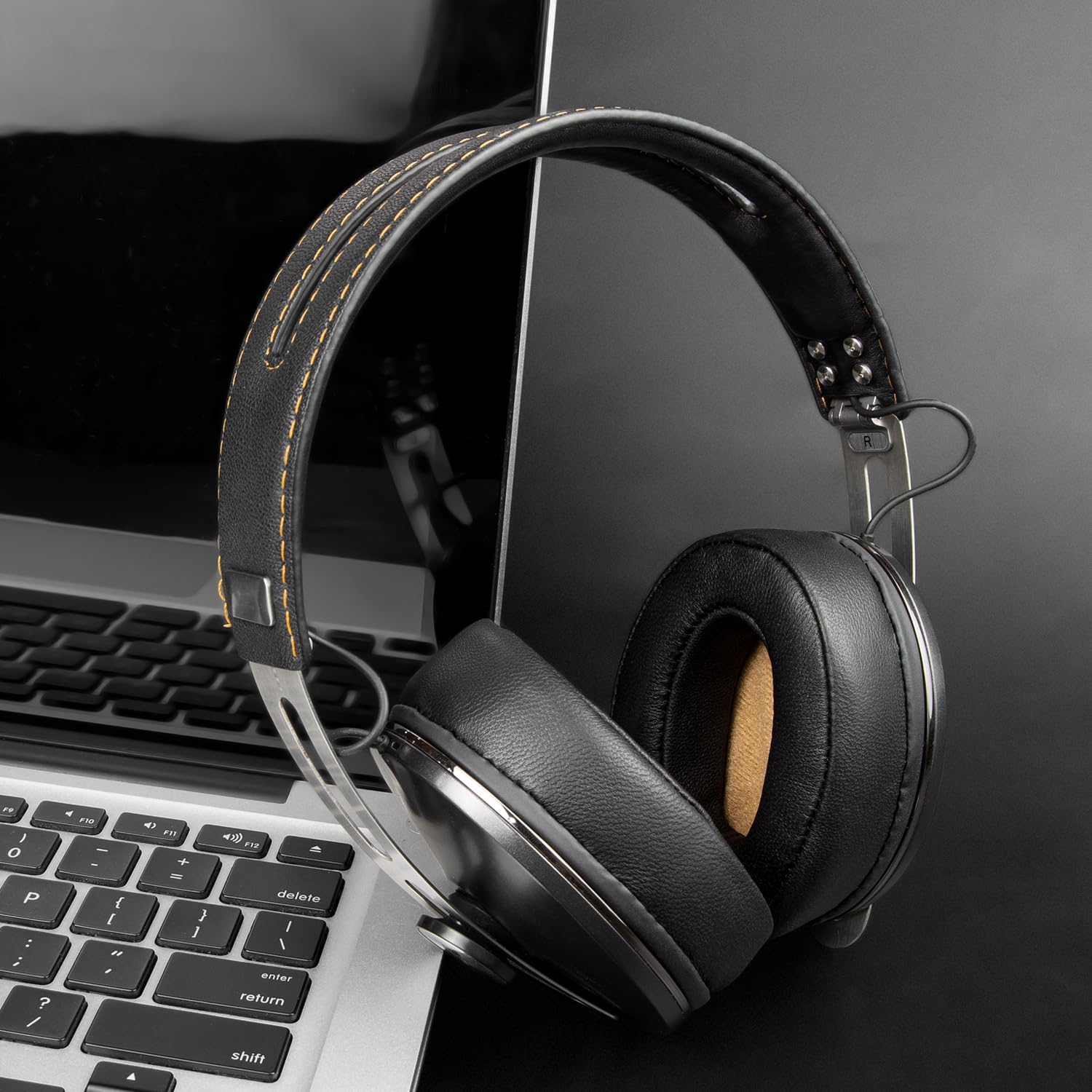 SOULWIT Almohadillas de repuesto de piel de cordero para auriculares Sennheiser Momentum 2.0 (M2)HD1 inalámbricos sobre  alrededor de los oídos,