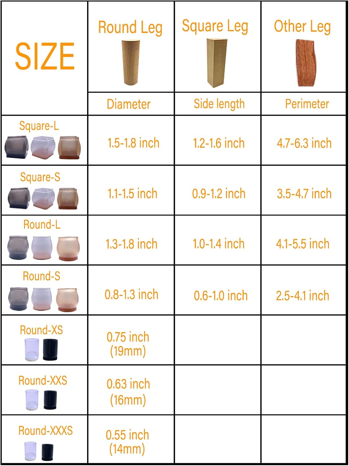 Protectores de suelo para patas de silla con fieltro, fundas para patas de silla, almohadillas de fieltro para muebles, protectores de suelo para