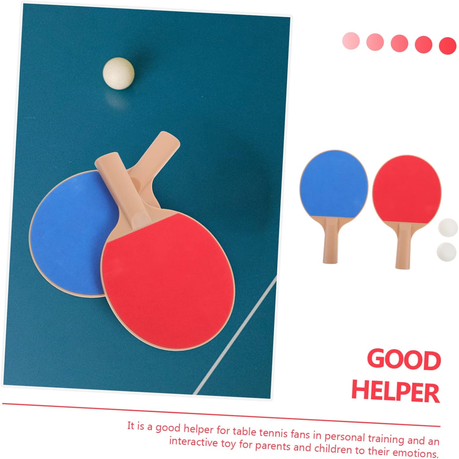 CLISPEED Juego de raqueta de tenis de mesa portátil para niños, juego de raqueta de tenis de mesa, juego de raquetas de tenis de mesa, juego de