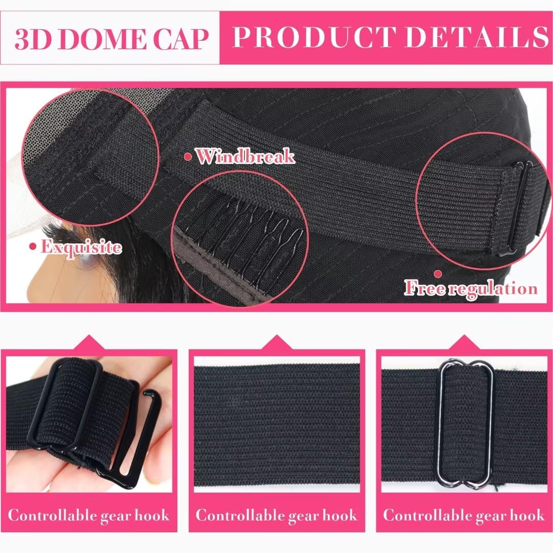 Aaliweya Pelucas de cabello humano ondulado sin pegamento para usar y llevar, 5 x 5, precortadas, pelucas de cabello humano real de 5 x 5 con cierre