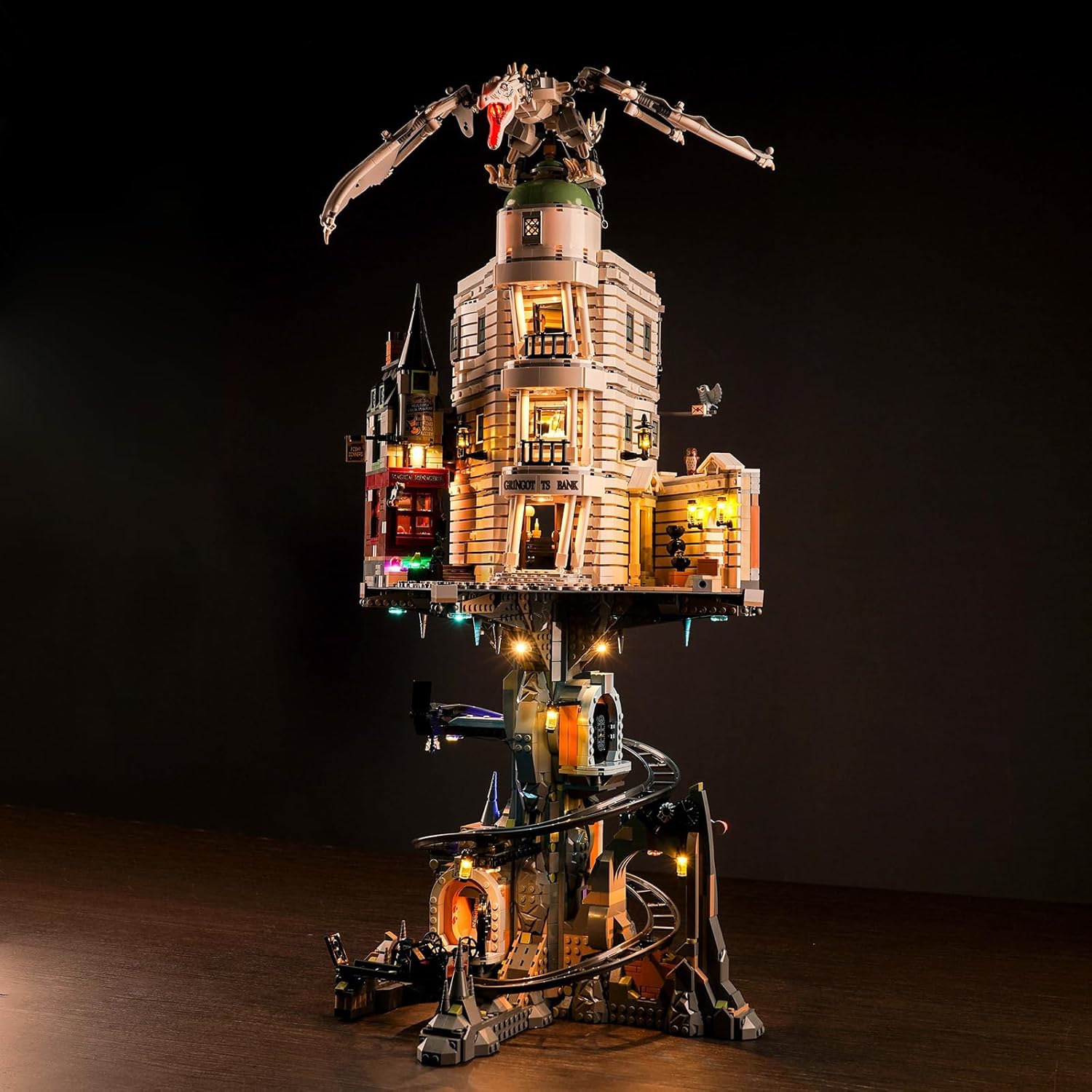 Kit de luces LED para Lego Gringotts Wizarding Bank Edición Coleccionista 76417, accesorios de iluminación creativa compatibles con Lego 76417 Juego