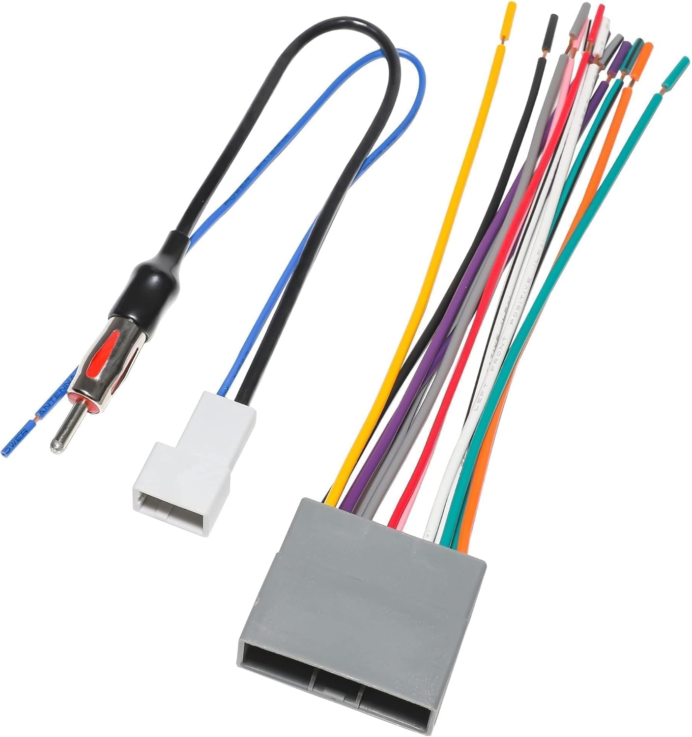 NuIth Conector de arnés de cableado de radio de coche para Honda Civic Odyssey CR-V 2006-2011, 1991-1998 Acura Legend CL RL con adaptador de antena