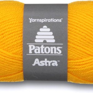 Patons Astra – Ovillo de lana, 1.75 onzas, color amarillo Patons Astra – Ovillo de lana, 1.75 onzas, color amarillo