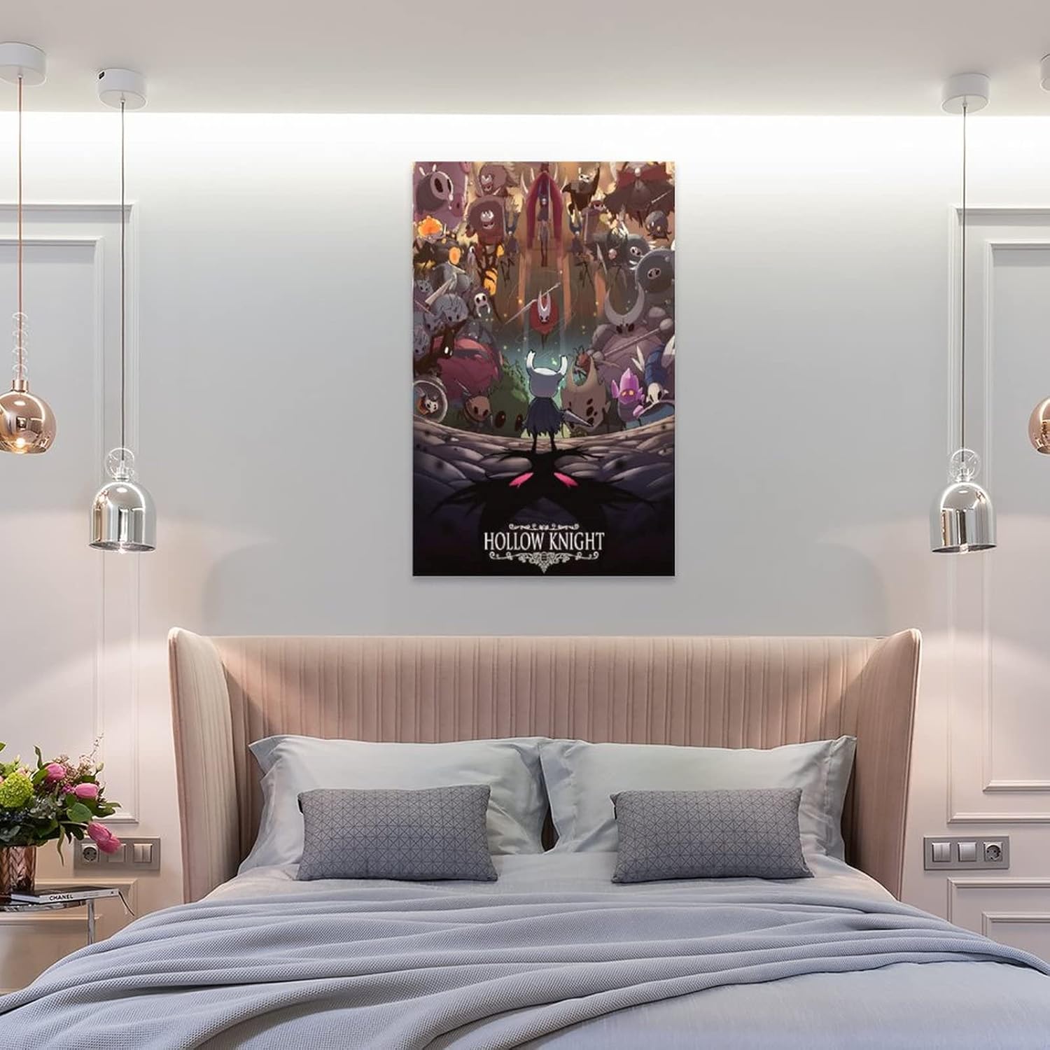 SNKB Hollow Knight – Póster artístico en lienzo y arte para pared, diseño moderno de dormitorio familiar, póster de 20 x 30 pulgadas (19.7 x 29.5 in)