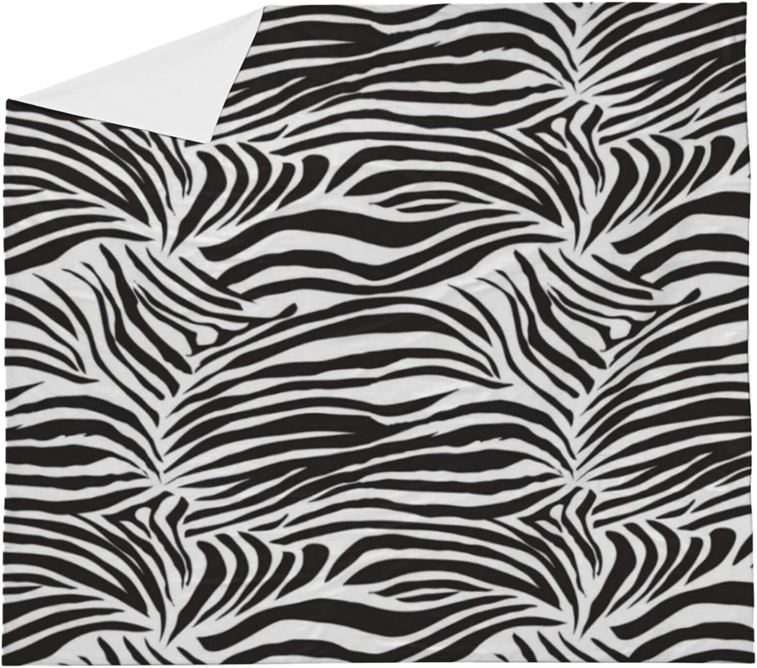 Juego de funda de edredón de 3 piezas con estampado de cebra, tamaño Queen, ropa de cama con estampado de líneas de cebra salvaje, transpirable,