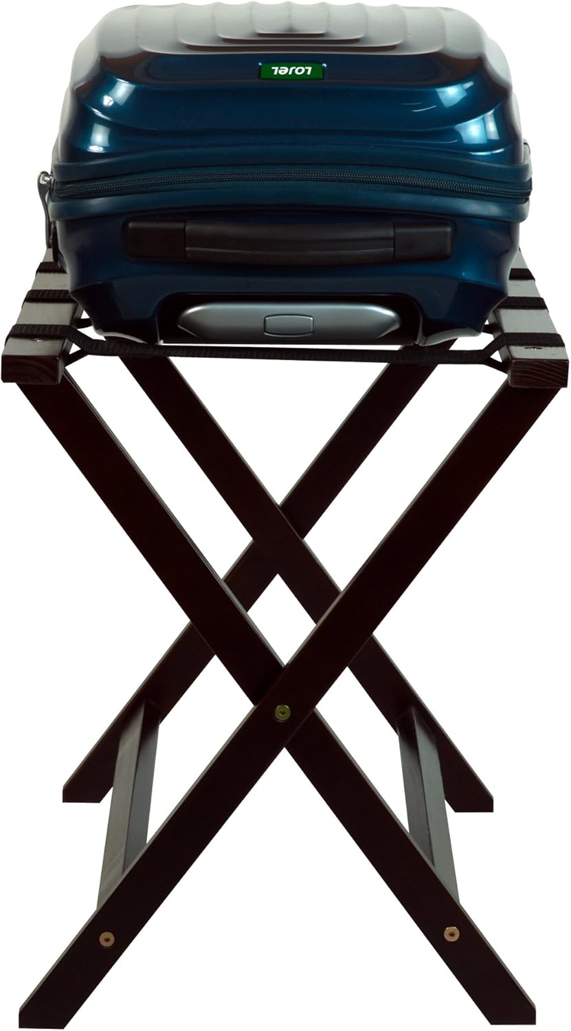 Casual Home Portaequipajes extra ancho de 30 pulgadas, madera maciza