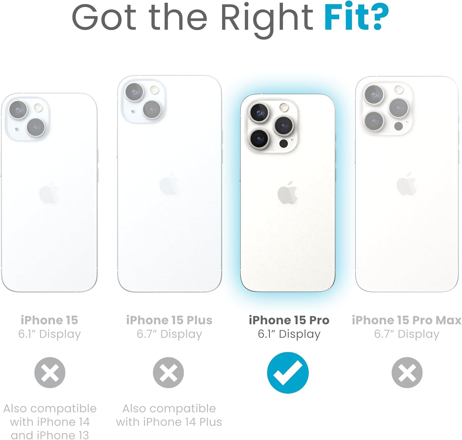 Speck Presidio2 Pro Funda para iPhone 15 Pro, diseñada para MagSafe, protección contra caídas, resistente a los arañazos, suave al tacto, funda para