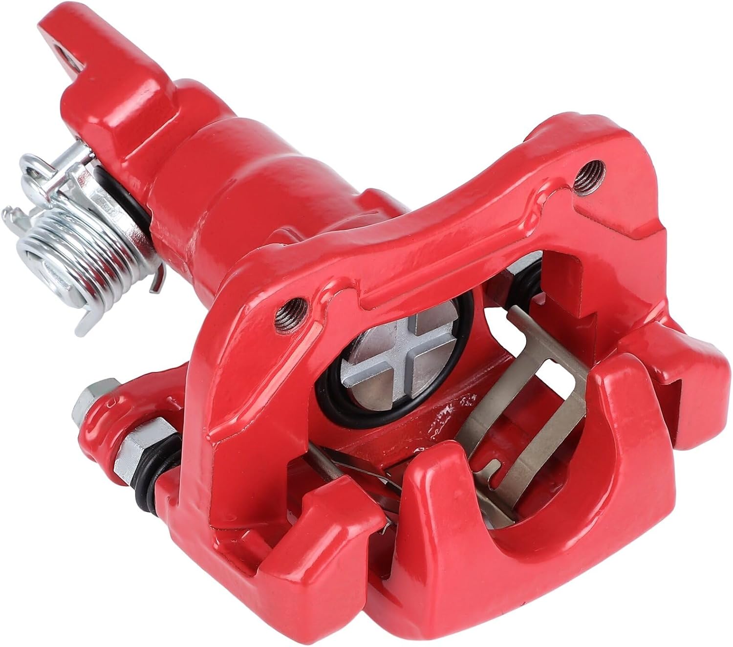 SCITOO Pinza de freno trasera izquierda con soporte 19-B2069 rojo compatible para Acura TSX 2004-2008 para Honda para Accord 1998-2007