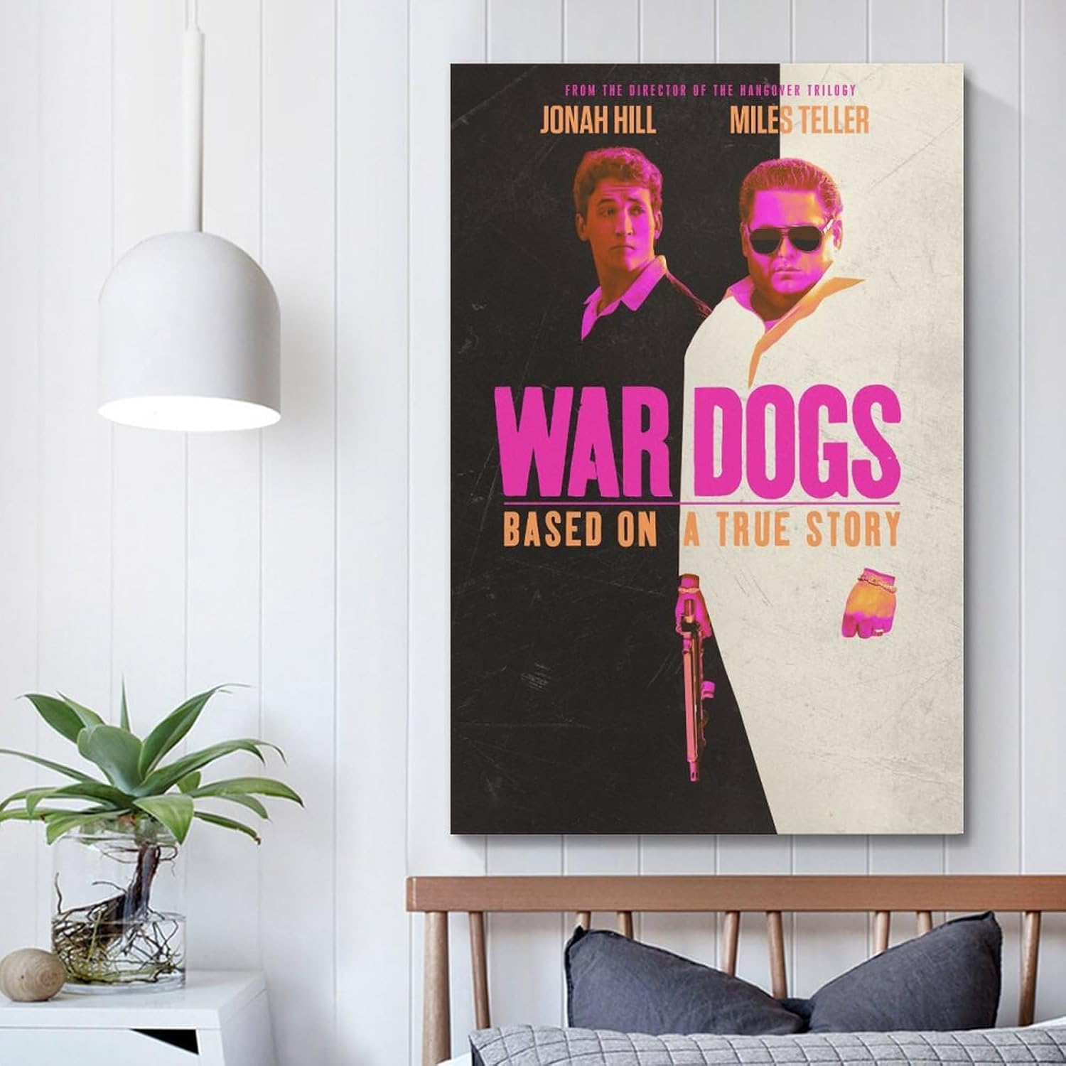 Póster de lienzo de película de perros de guerra y pósteres de álbum de música, pintura de pared, estética, decoración de habitación, 12 x 18