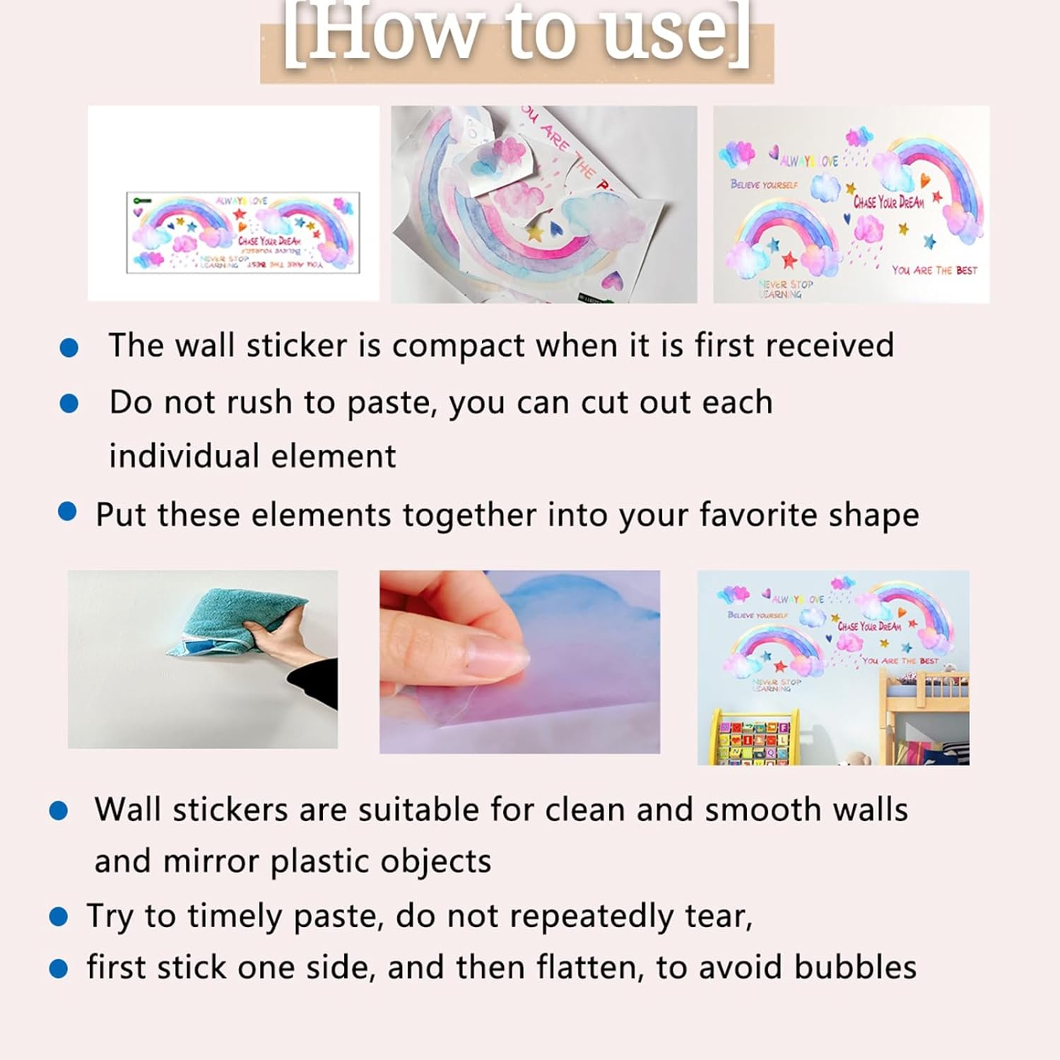 HINIHAO Adhesivo decorativo 3D autoadhesivo extraíble para pared (baloncesto 3D)