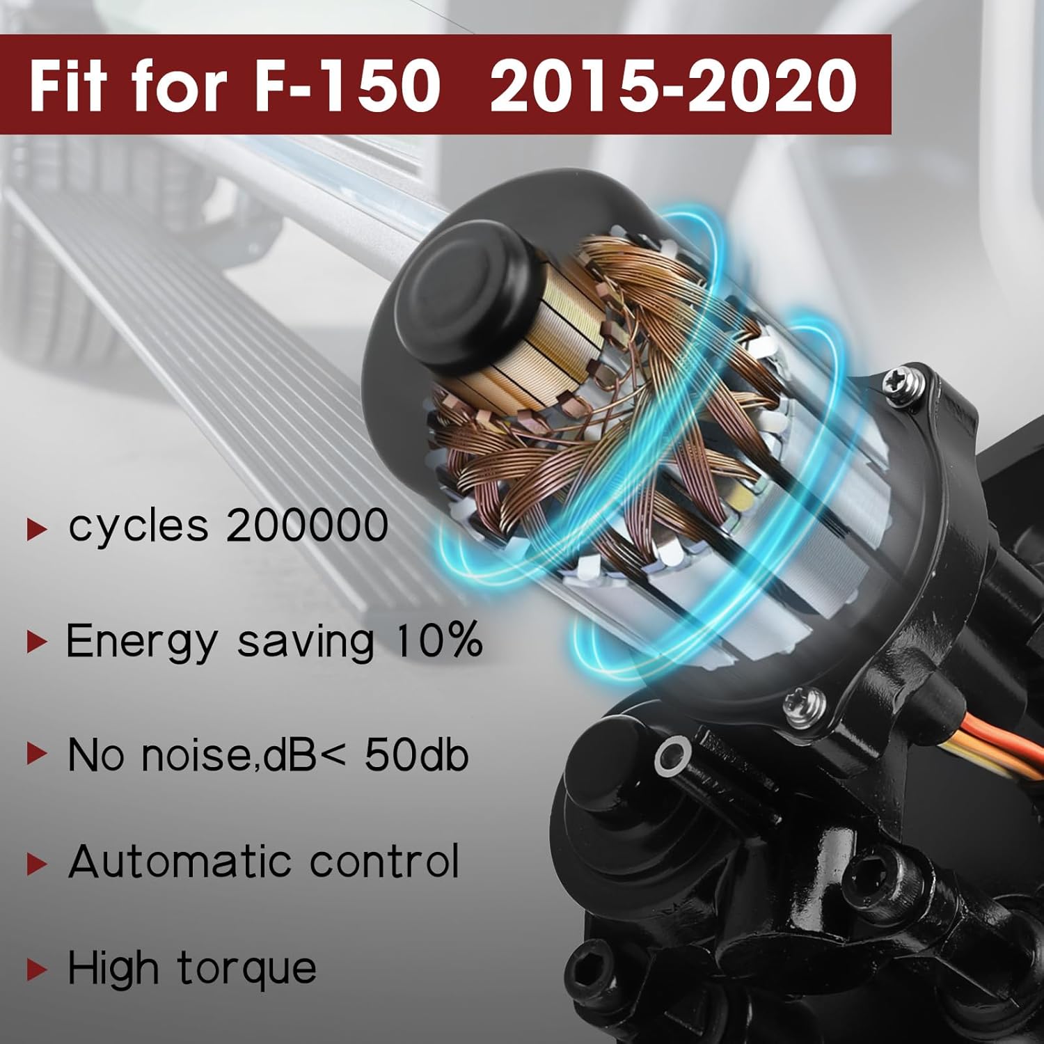 Motor de estribo eléctrico con soporte para Ford F150 2015-2020 Delantero derecho del lado del pasajero sustituye a FL3Z16A506B, FL3Z-16A506-B