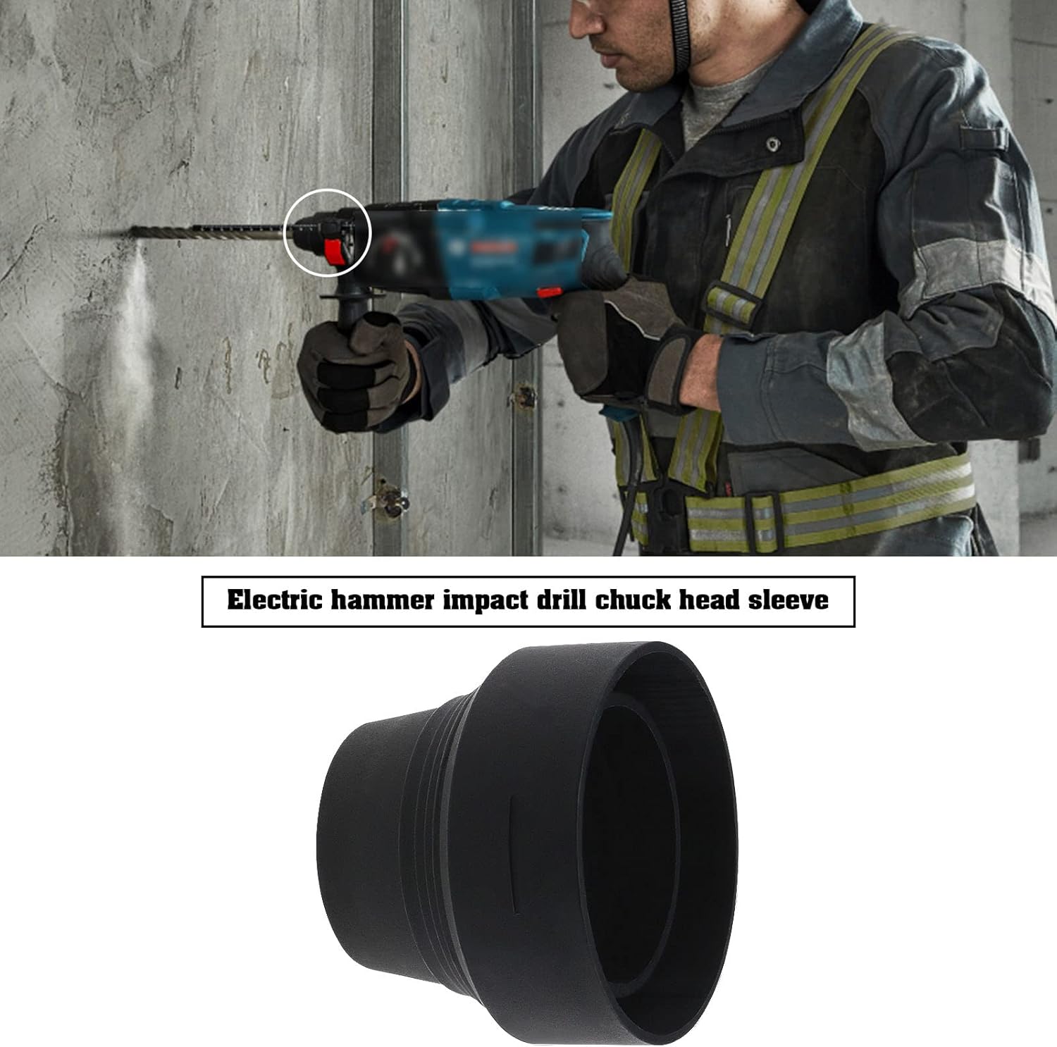 The Lord of the Tools 1 juego de cubierta de repuesto para portabrocas SDS Plus compatible con Bosch GBH2-26 Bit Electric Hammer Drill Drill