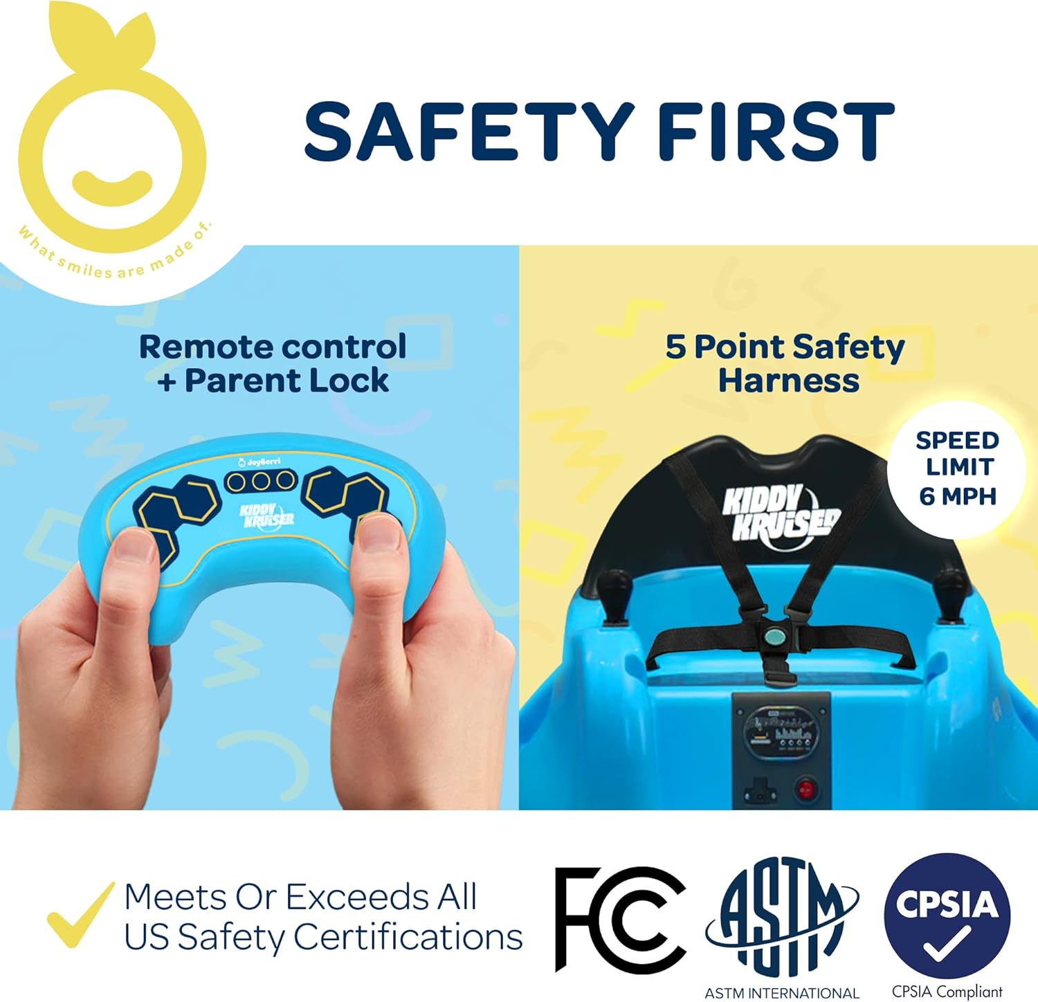 Coche de parachoques para niños pequeños, bebés y niños, auto eléctrico de parachoques con Bluetooth, música y control remotocertificado de