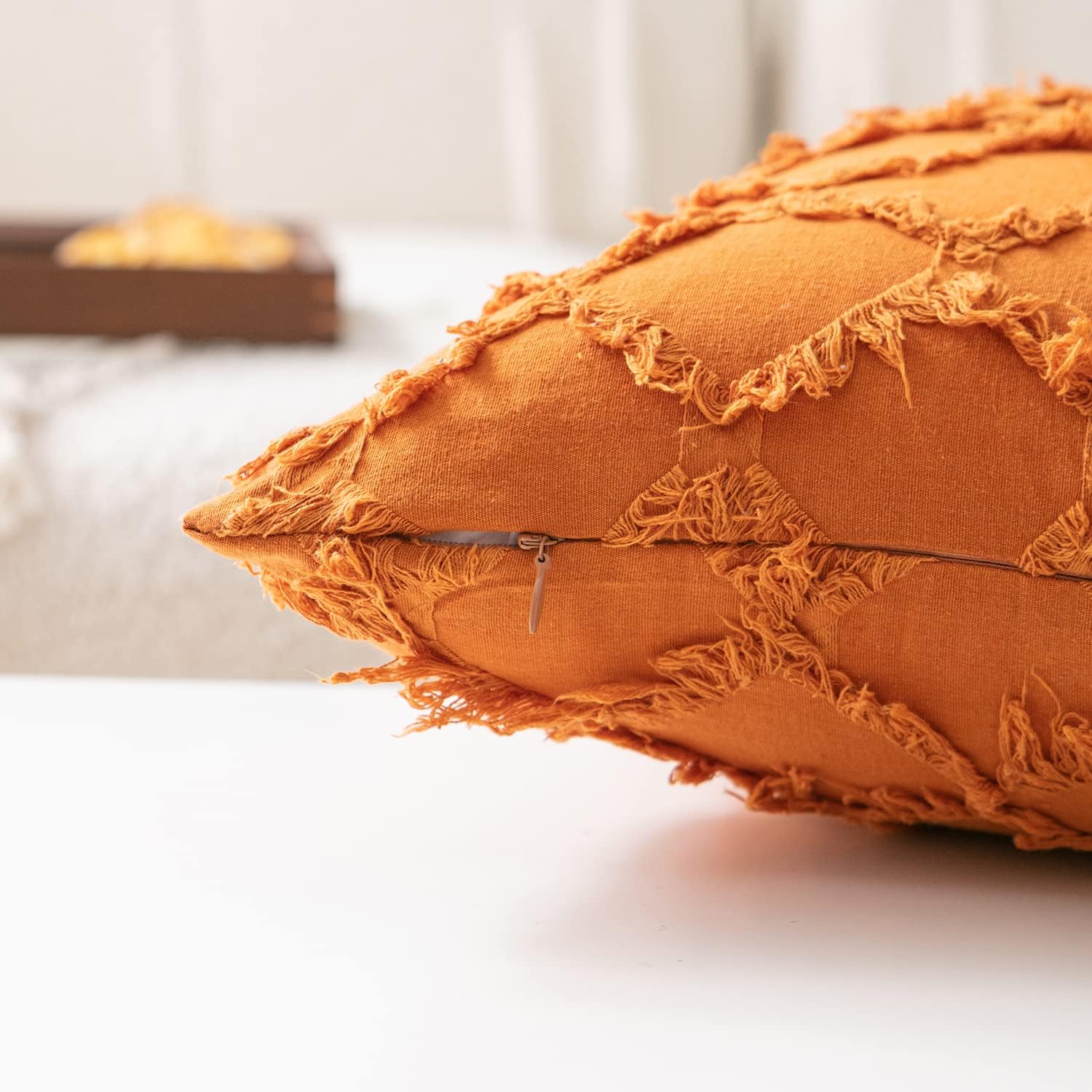 UlikTree Paquete de 2 fundas de almohada de otoño de Halloween, fundas de cojín decorativas cuadradas para sofá, fundas de almohada decorativas de