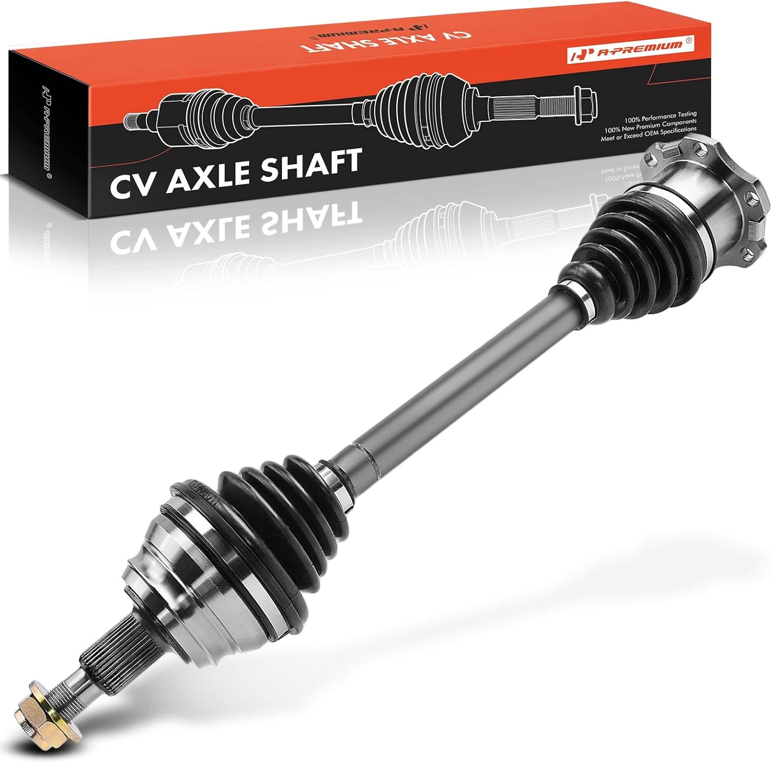 A-Premium Conjunto de eje de eje CV compatible con Audi TT y Volkswagen Beetle, Golf, Jetta, 1998-2006, lado delantero izquierdo del conductor,