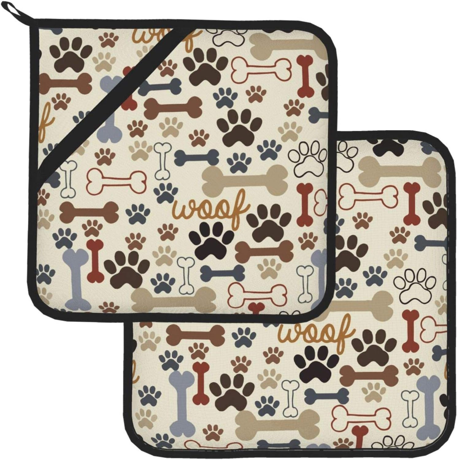 Soportes para ollas con patas de perro para cocina, resistentes al calor, para cocinar, hornear, asar a la parrilla, microondas