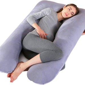 Almohada de embarazo de 51 pulgadas, almohada de cuerpo completo en forma de U de tamaño pequeño con funda de almohada de terciopelo lavable, Almohada de embarazo de 51 pulgadas, almohada de cuerpo completo en forma de U de tamaño pequeño con funda de almohada de terciopelo lavable,