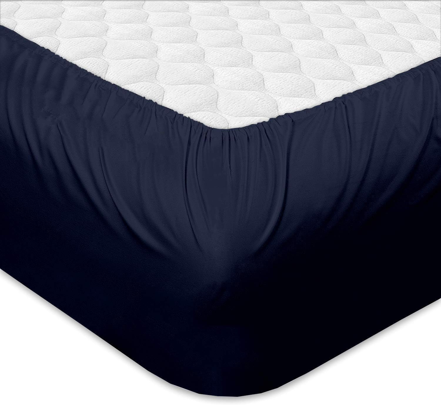 Juego de sábanas de 6 piezas de la serie 1000 100% algodón egipcio, súper suave, de alta calidad, hipoalergénicas, duraderas, con bolsillo profundo