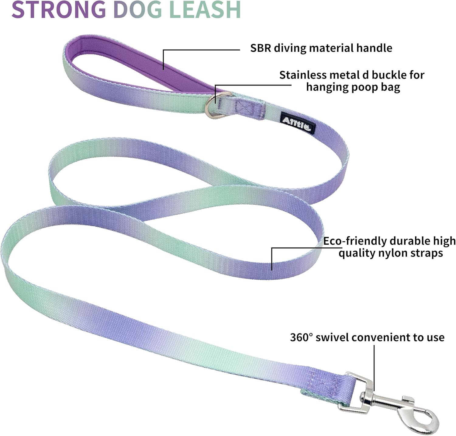 AIITLE Juego de arnés y correa para perro pequeño sin tirones, a prueba de escapeajuste rápido, fácil para entrenar y caminar, anillo doble D, arnés