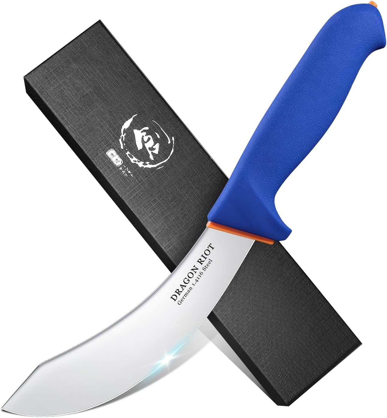 DRAGON RIOT Cuchillo de desollar de 6 pulgadas, cuchillo de desollar carne para cortar carne, cuchillo de procesamiento de carnicero de carne de