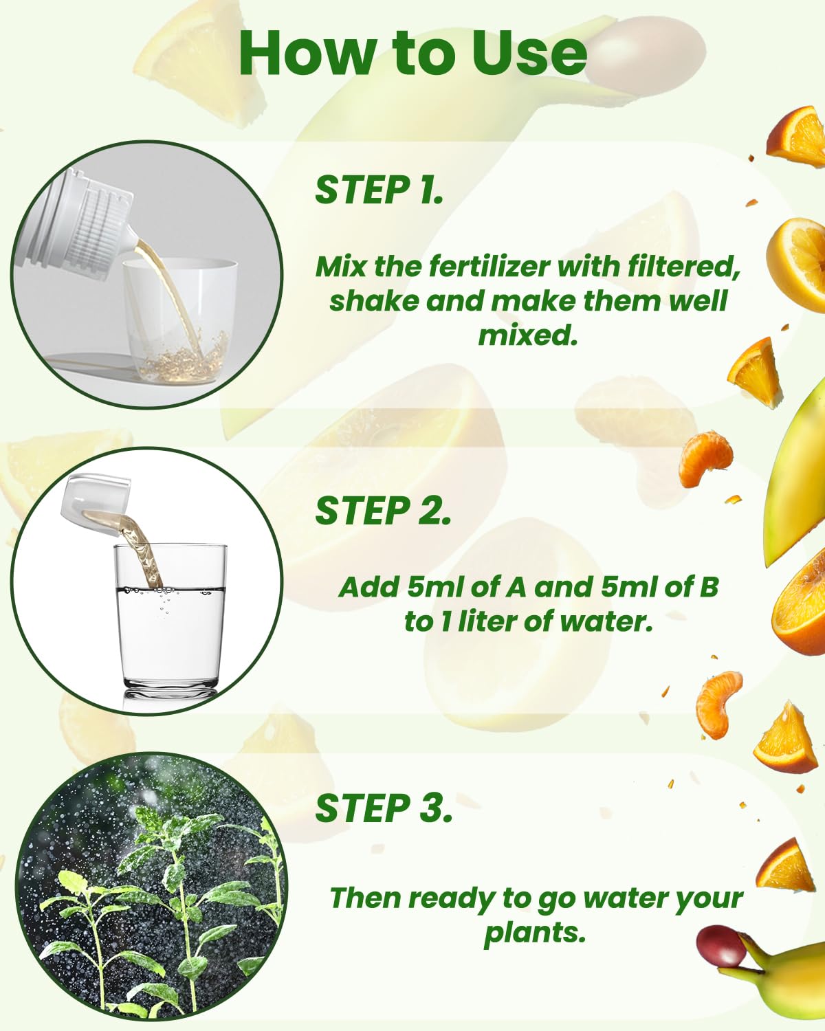 Inbloom Alimentos para plantas, nutrientes hidropónicos, kit de sistema de cultivo hidropónico, General A & BFertilizante sólido soluble en agua