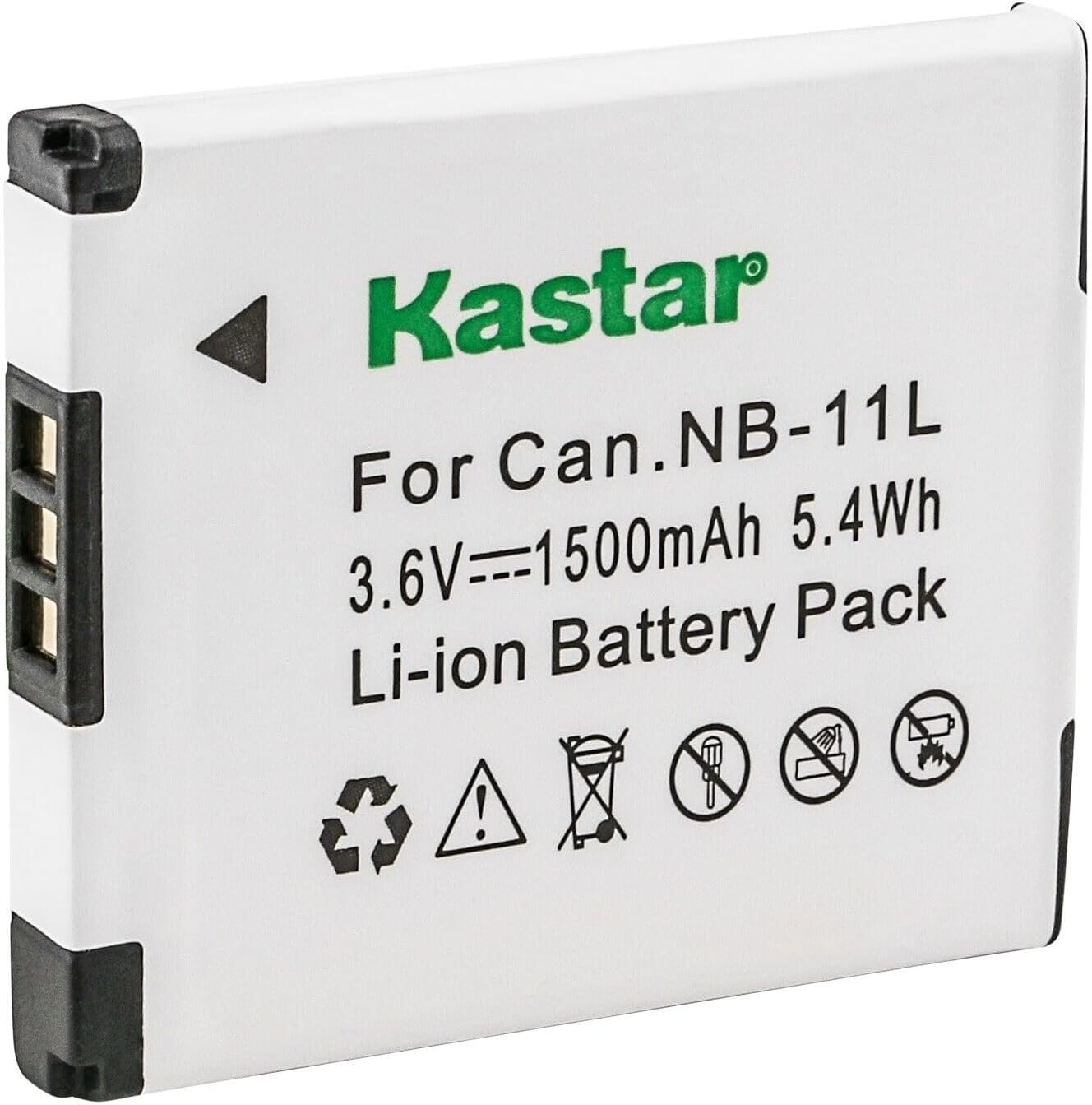 Kastar Paquete de 4 baterías NB-11L y cargador cuádruple compatible con Canon ELPH 170 is, ELPH 180, ELPH 190 is, ELPH 320 HS, ELPH 340 HS, ELPH 350