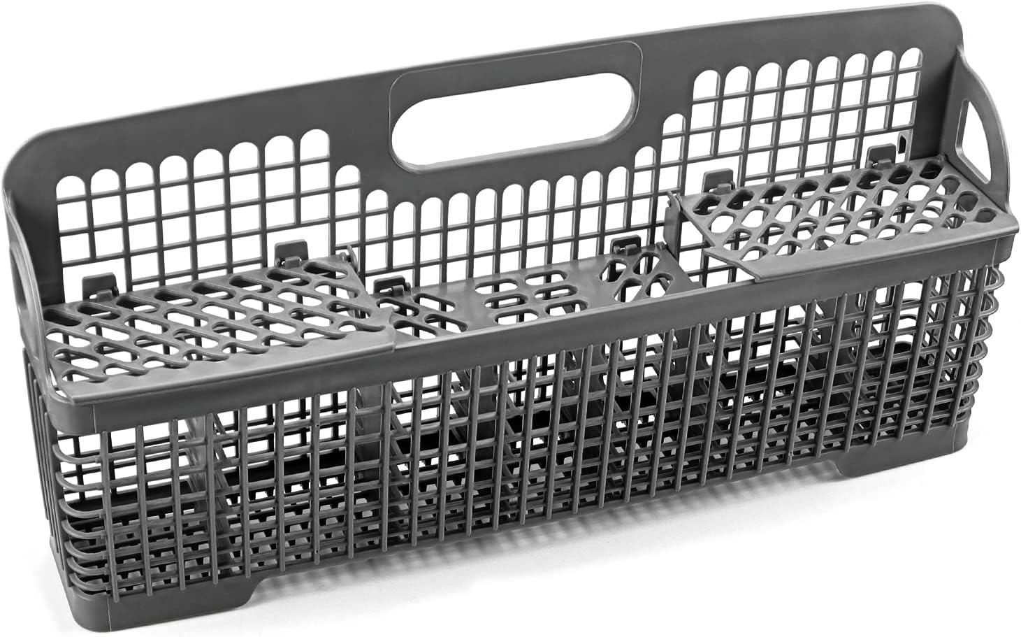 8531233 WP8562043 Reemplazo de la cesta de cubiertos para lavavajillas con mango reemplaza Whirlpool 8531288 W10190415 AP6012898 PS11746119 por