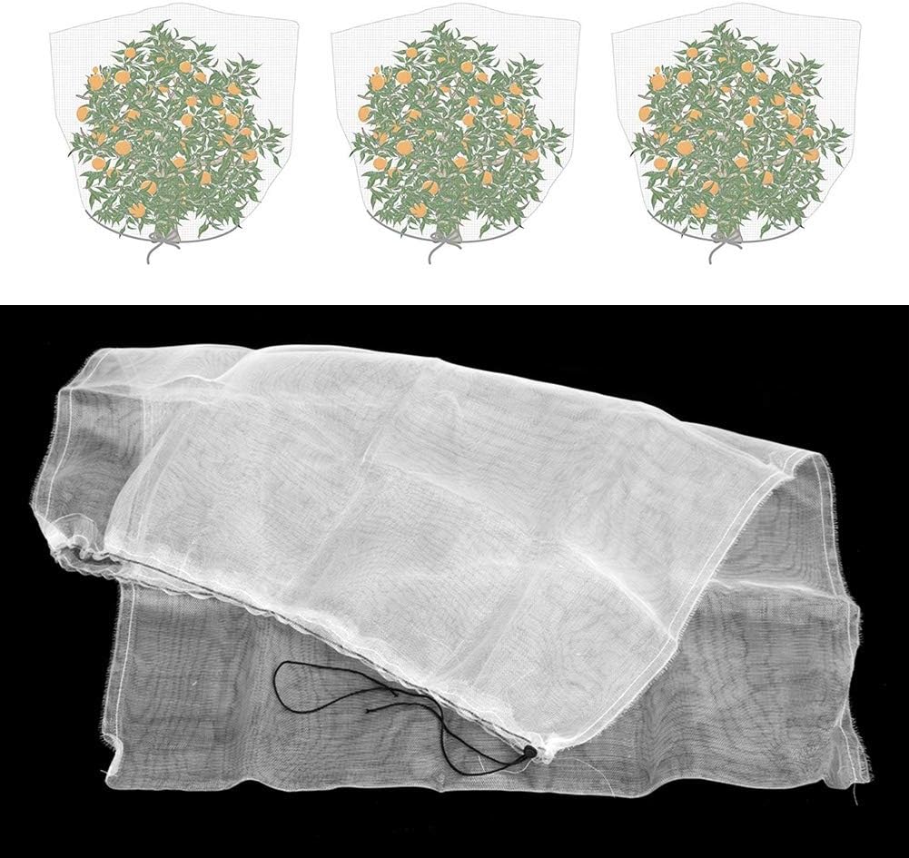 Fydun 3pcs Garden Net Barrier Netting Mesh Plant Cover for Tree Plant Flower 3pcs Garden Net Barrier for Family