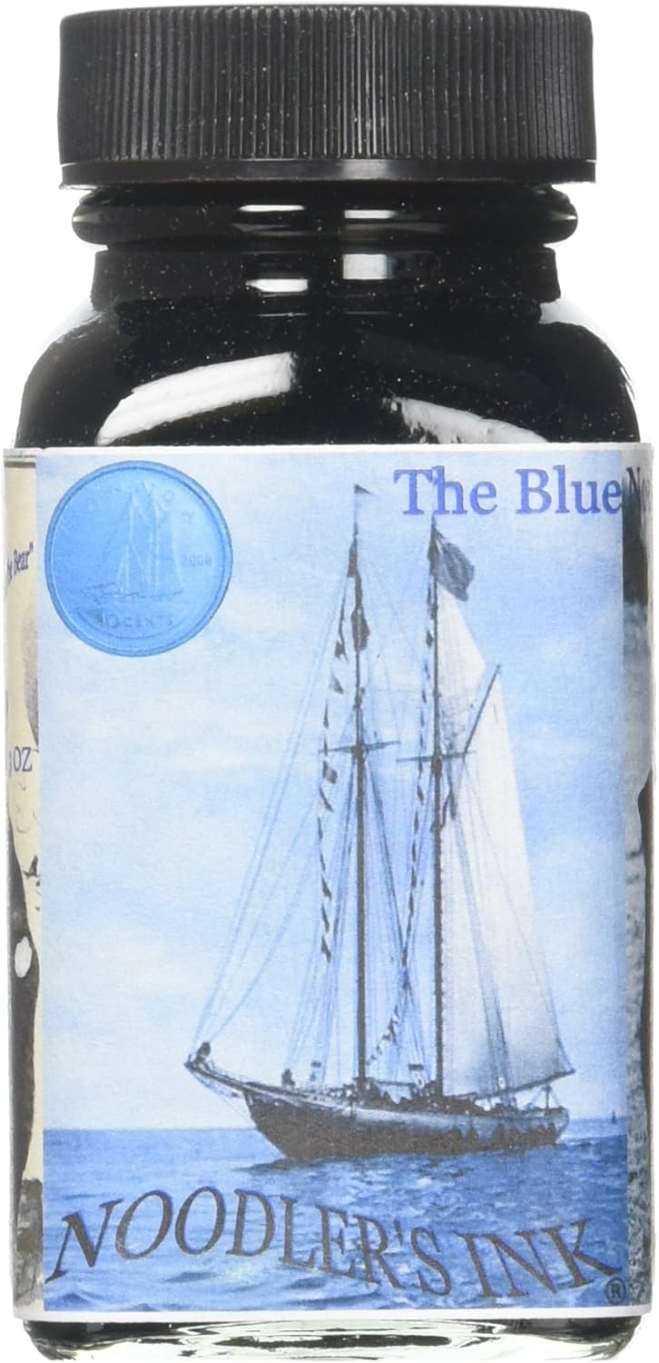 Tinta Noodler’s Ink para plumas estilográficas, 3 oz, azul (Blue Nosed Bear)