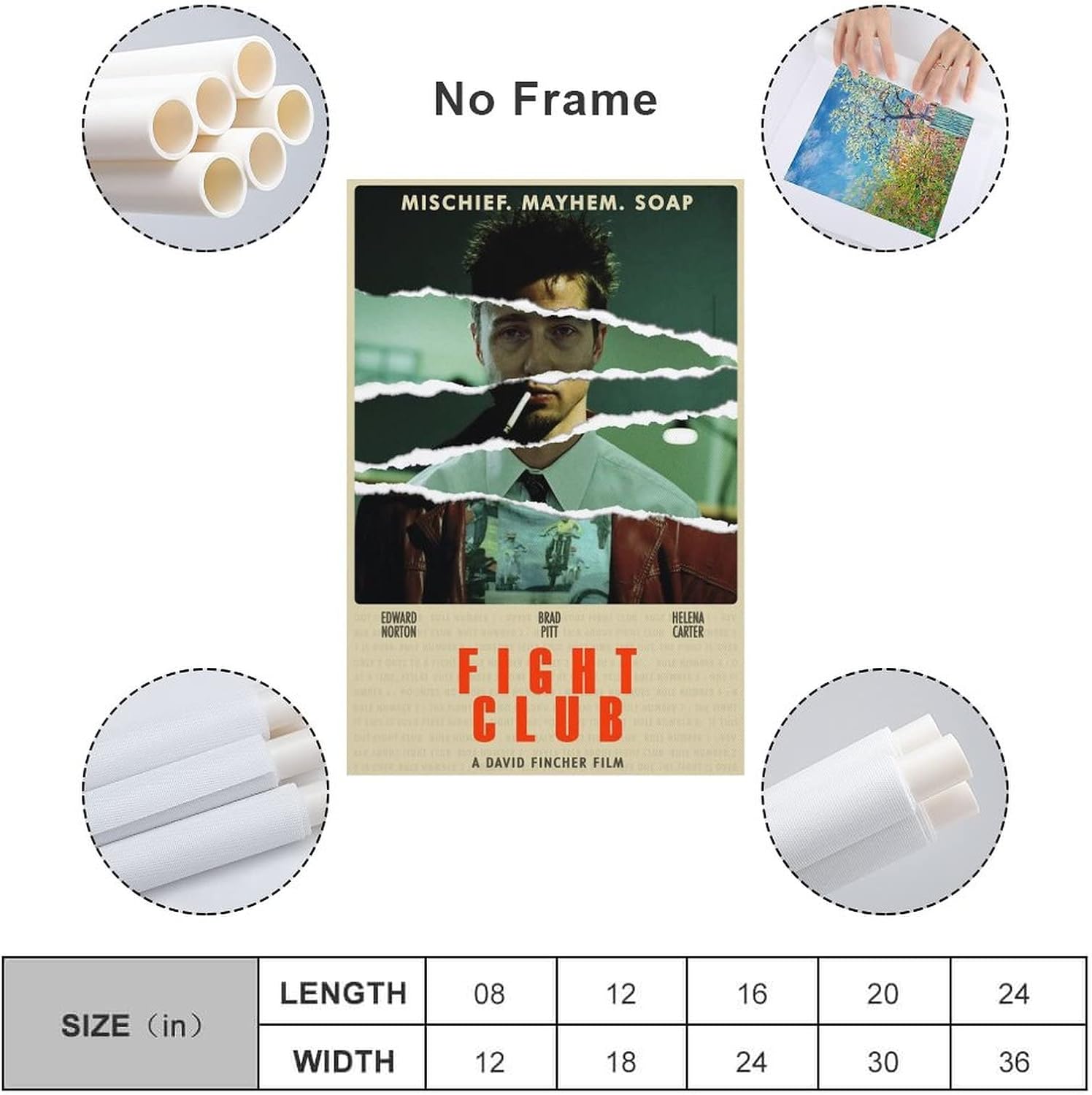 Póster de película vintage de los años 90, póster de boxeo y gimnasio, póster motivacional, pinturas artísticas en lienzo, decoración de pared,