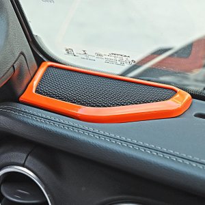 Cubierta decorativa para altavoz A Pilar, accesorios interiores para Jeep Wrangler JL JLU Gladiator JT 2018 2019 2020 2021 2022 2023 (naranja) Cubierta decorativa para altavoz A Pilar, accesorios interiores para Jeep Wrangler JL JLU Gladiator JT 2018 2019 2020 2021 2022 2023 (naranja)