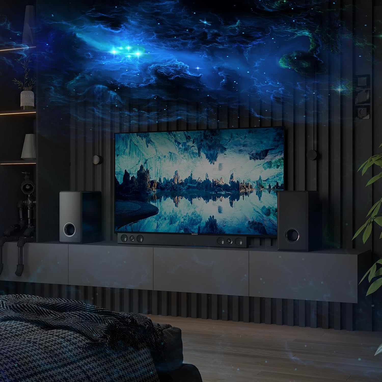 Discos deslizantes para proyector de estrellas Orzorz, luz nocturna de galaxia y proyector POCOCO Galaxy, pantalla de alta definición para proyector