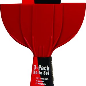 Red Devil 4718 – Juego de cuchillos de plástico (3 piezas, 12 unidades) Red Devil 4718 – Juego de cuchillos de plástico (3 piezas, 12 unidades)