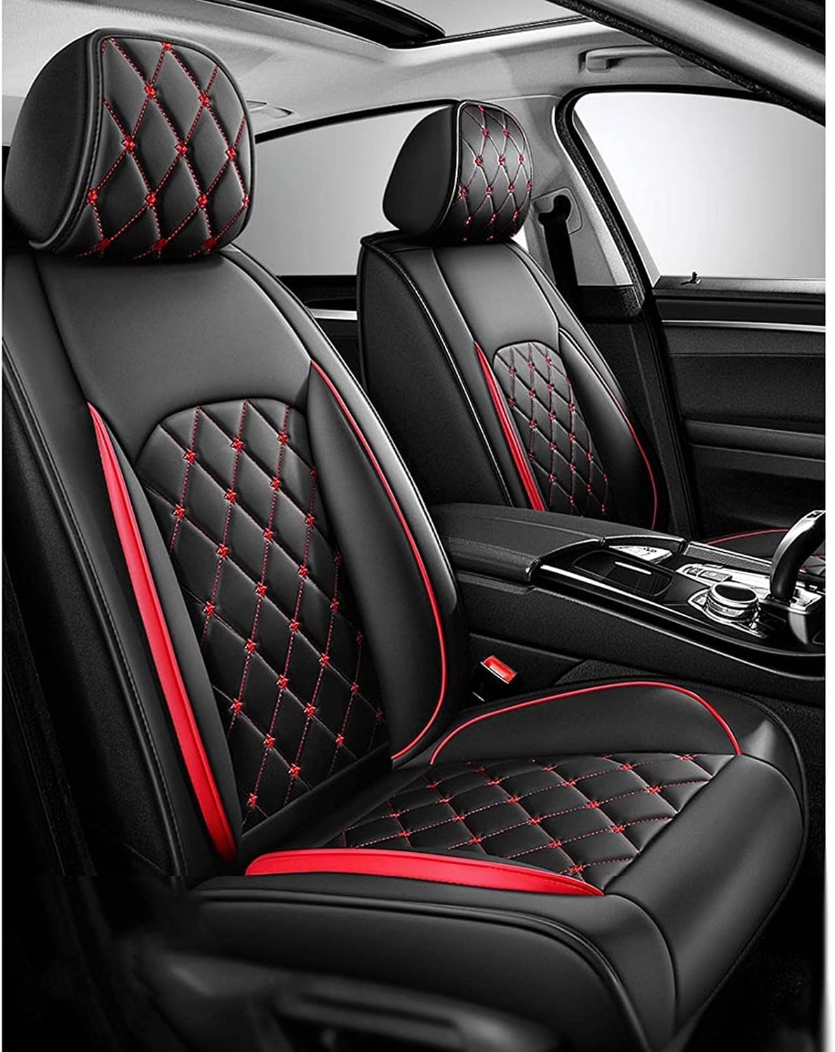 Funda de asiento de automóvil de 5 asientos, para Toyota Rav4 RAV 4 Hybrid Limited Prime SE 02-23, asiento delantero y trasero de cuero para todo