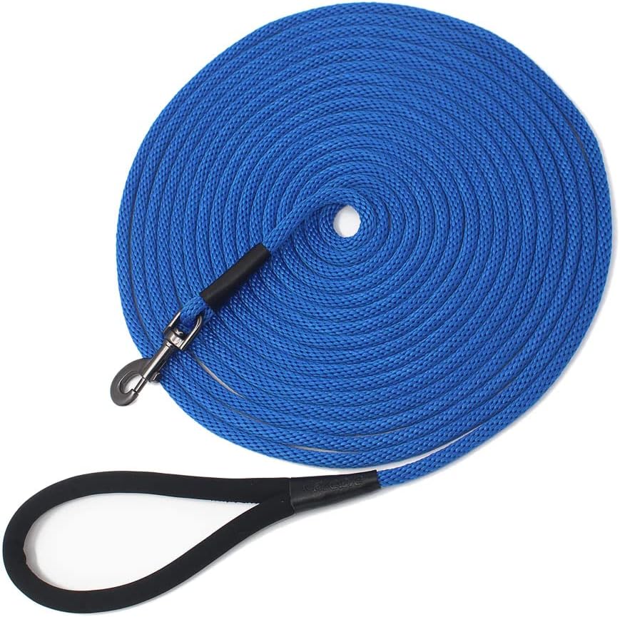 Correa larga para perro, correa de control de obediencia, entrenamiento de agilidad para cachorros, cable de control de plomo de 15 pies, 30 pies,